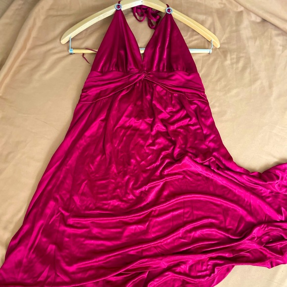 Express Dresses & Skirts - Vibrant RED Satin Mini